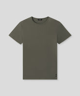 Crew Neck T-Shirt Eyelet Edition: Military Green