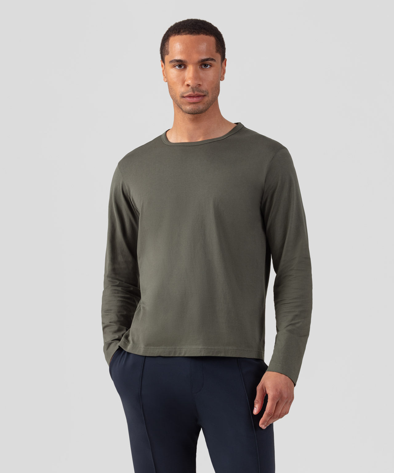 Long Sleeve T-Shirt Eyelet Edition: Military Green