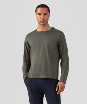 Long Sleeve T-Shirt Eyelet Edition: Military Green