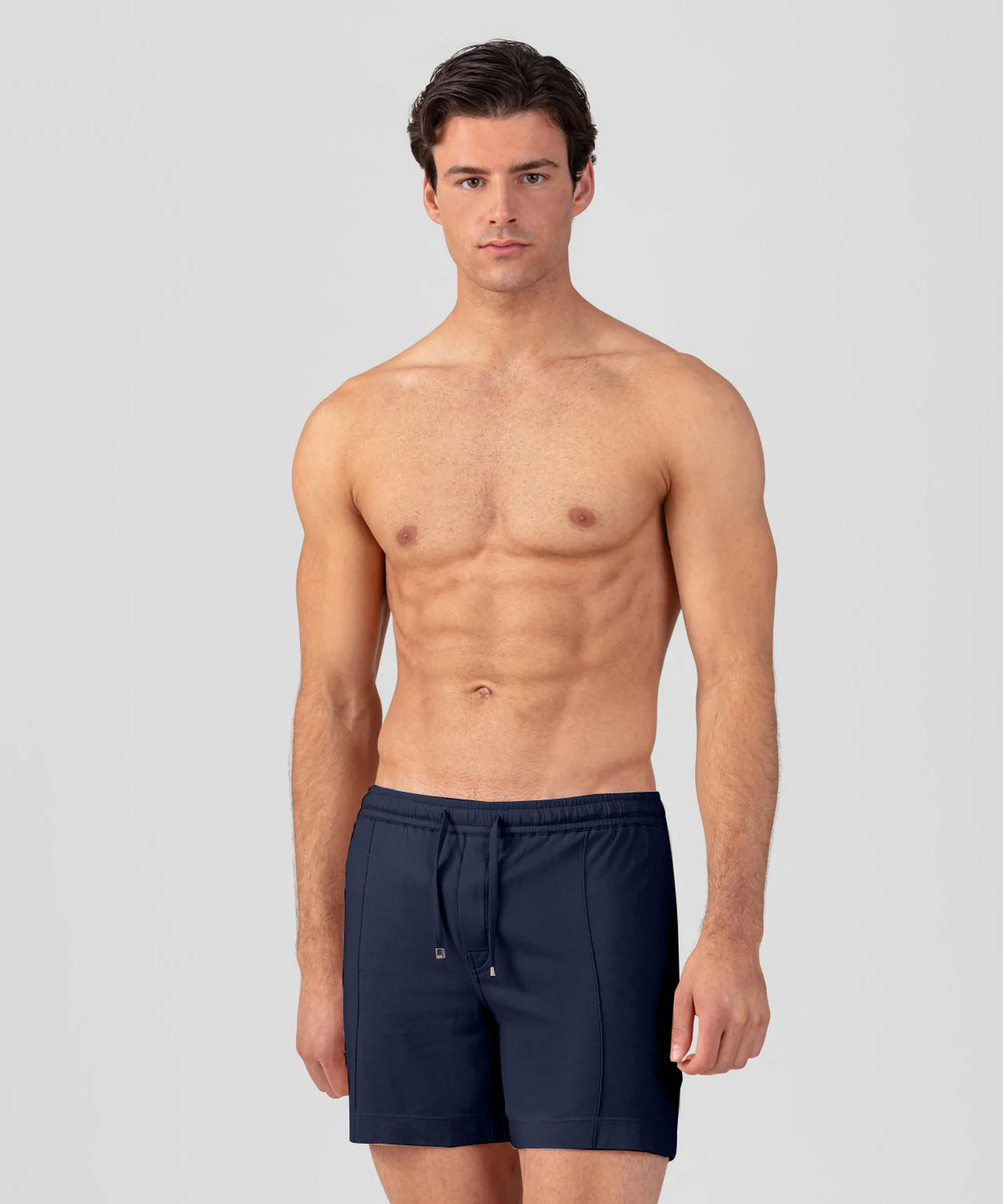 Cotton Modal Home Shorts: Navy