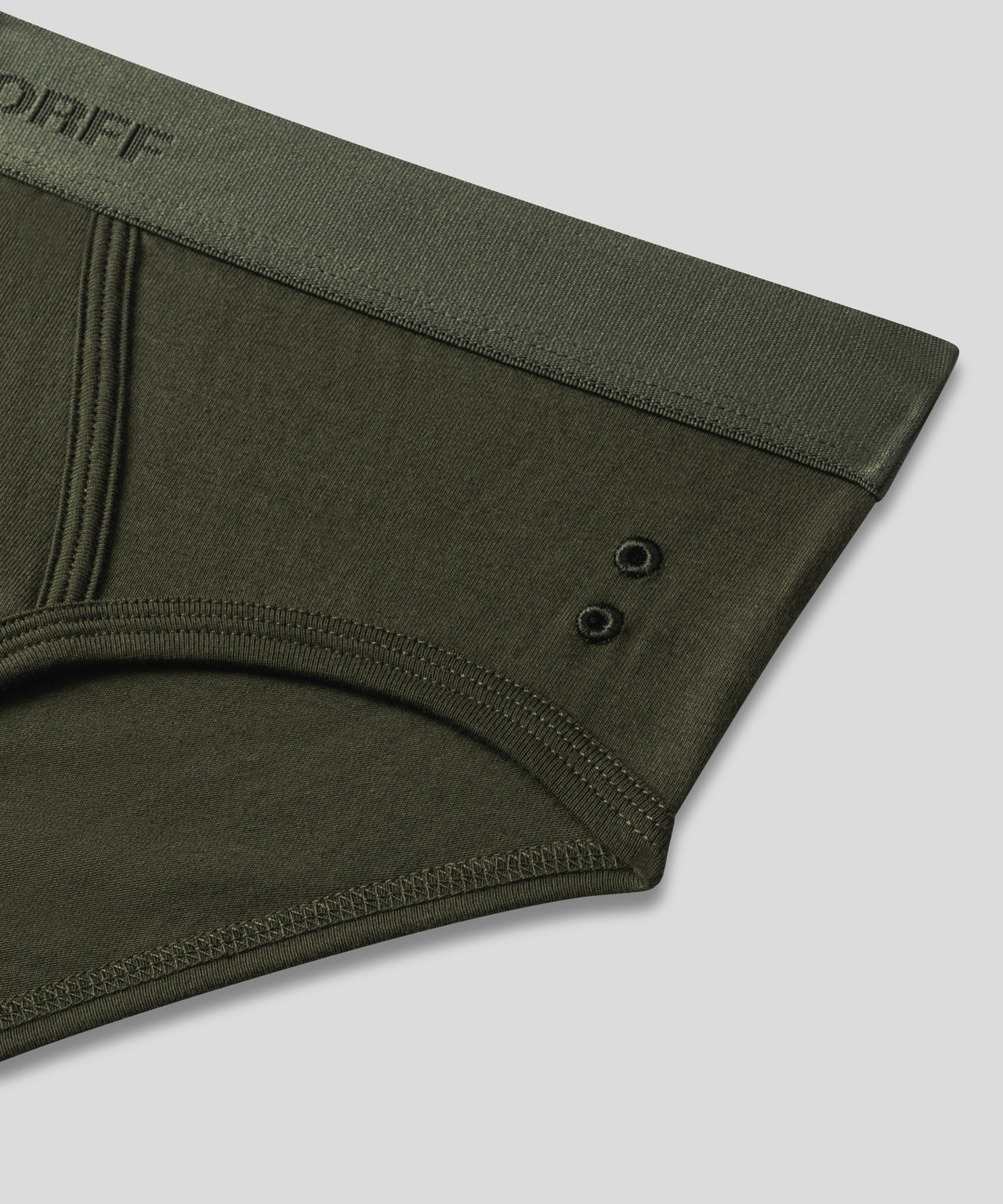 RON DORFF Y-Front Slips: Military Green
