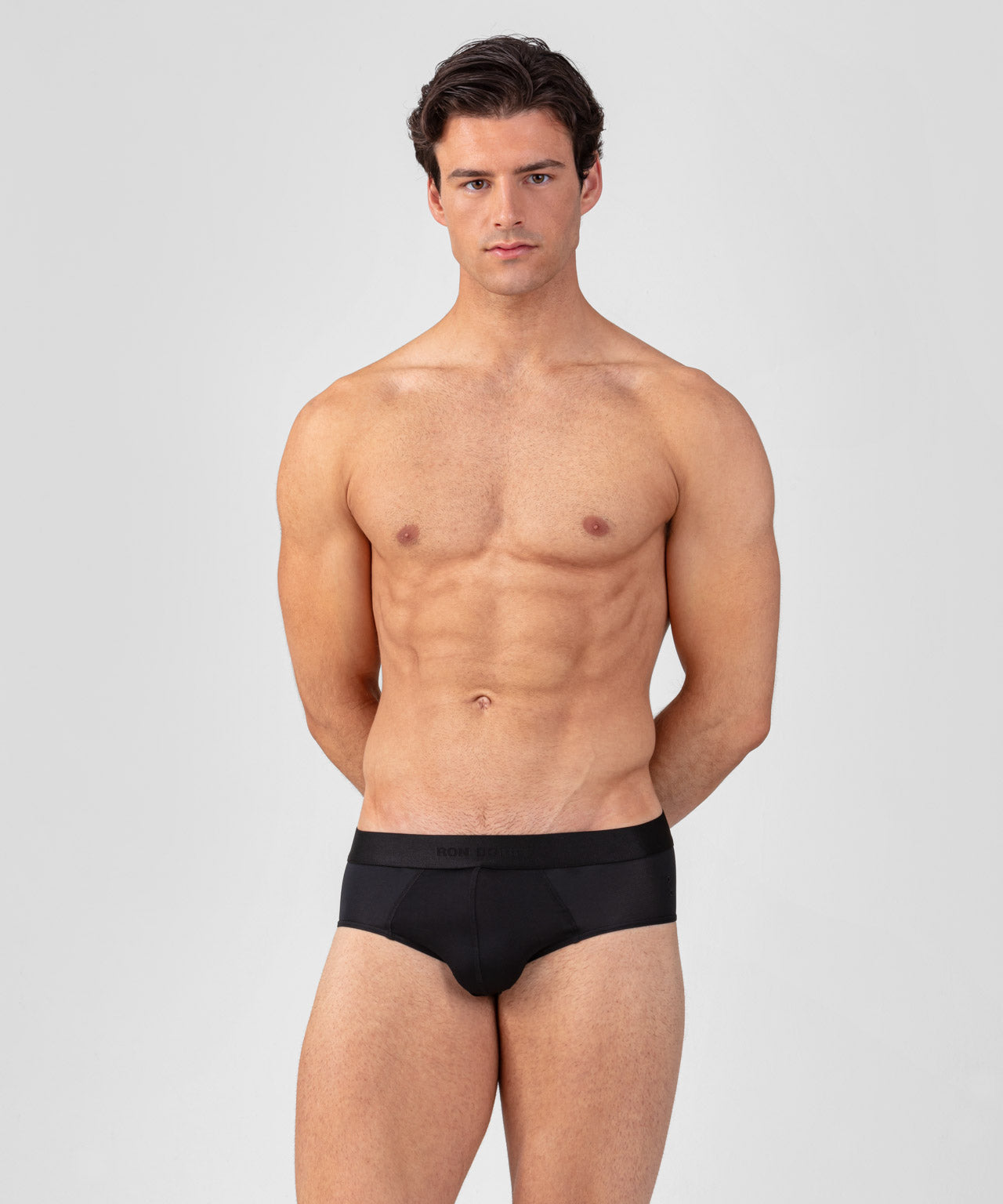 Slip Y-front de sport en mesh: Noir