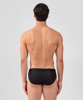Slip Y-front de sport en mesh: Noir