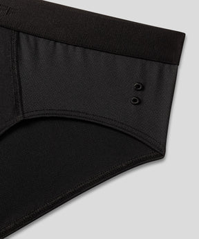 Slip Y-front de sport en mesh: Noir