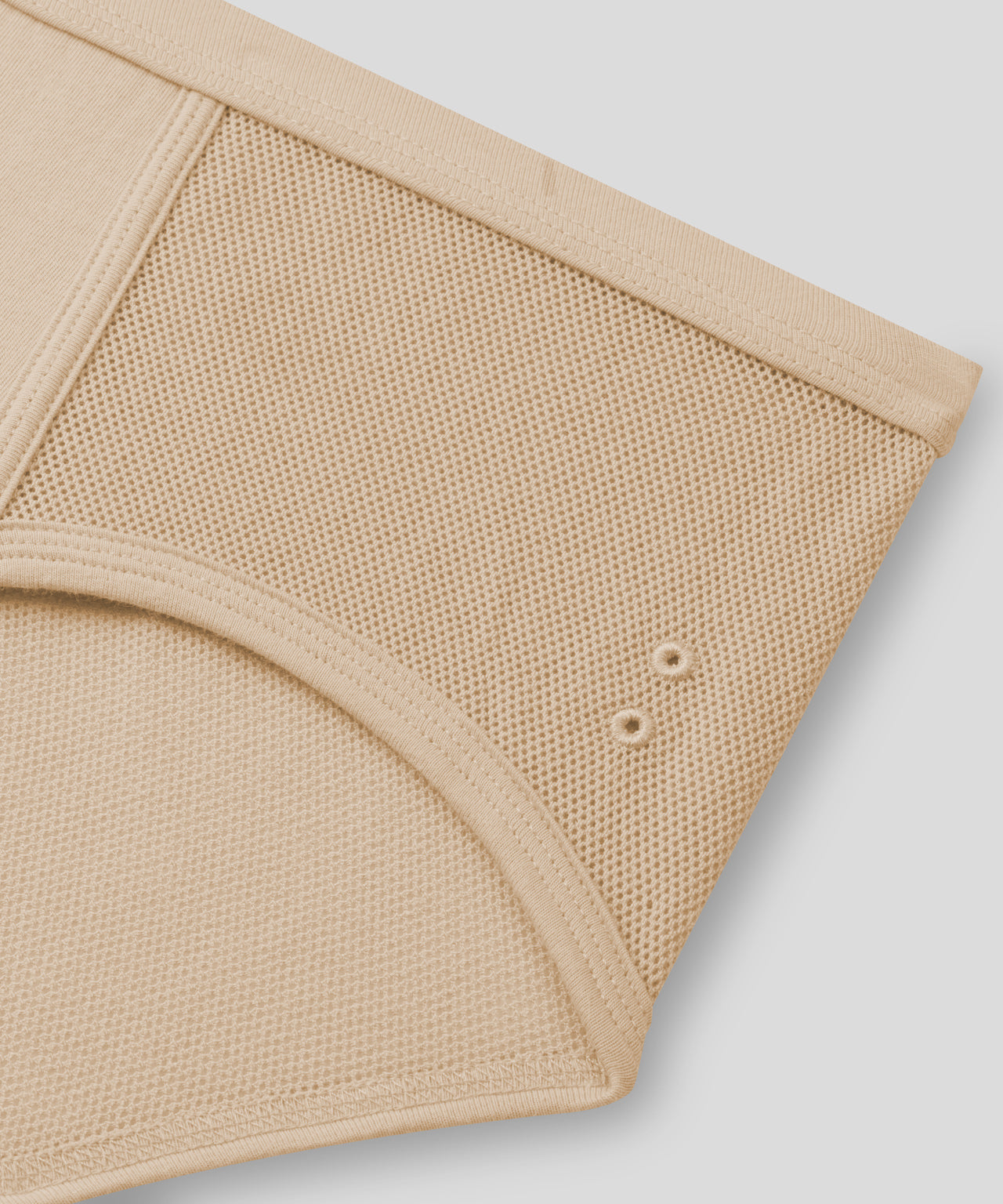 Y-Front-Slips aus Mesh: Nude