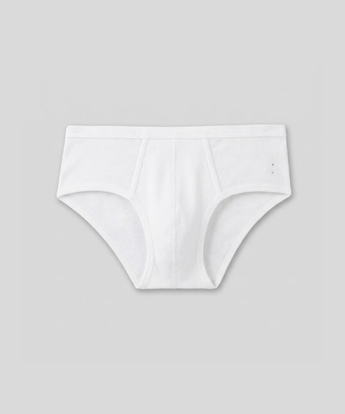 Slip Y-Front Army Ribbed: Blanc