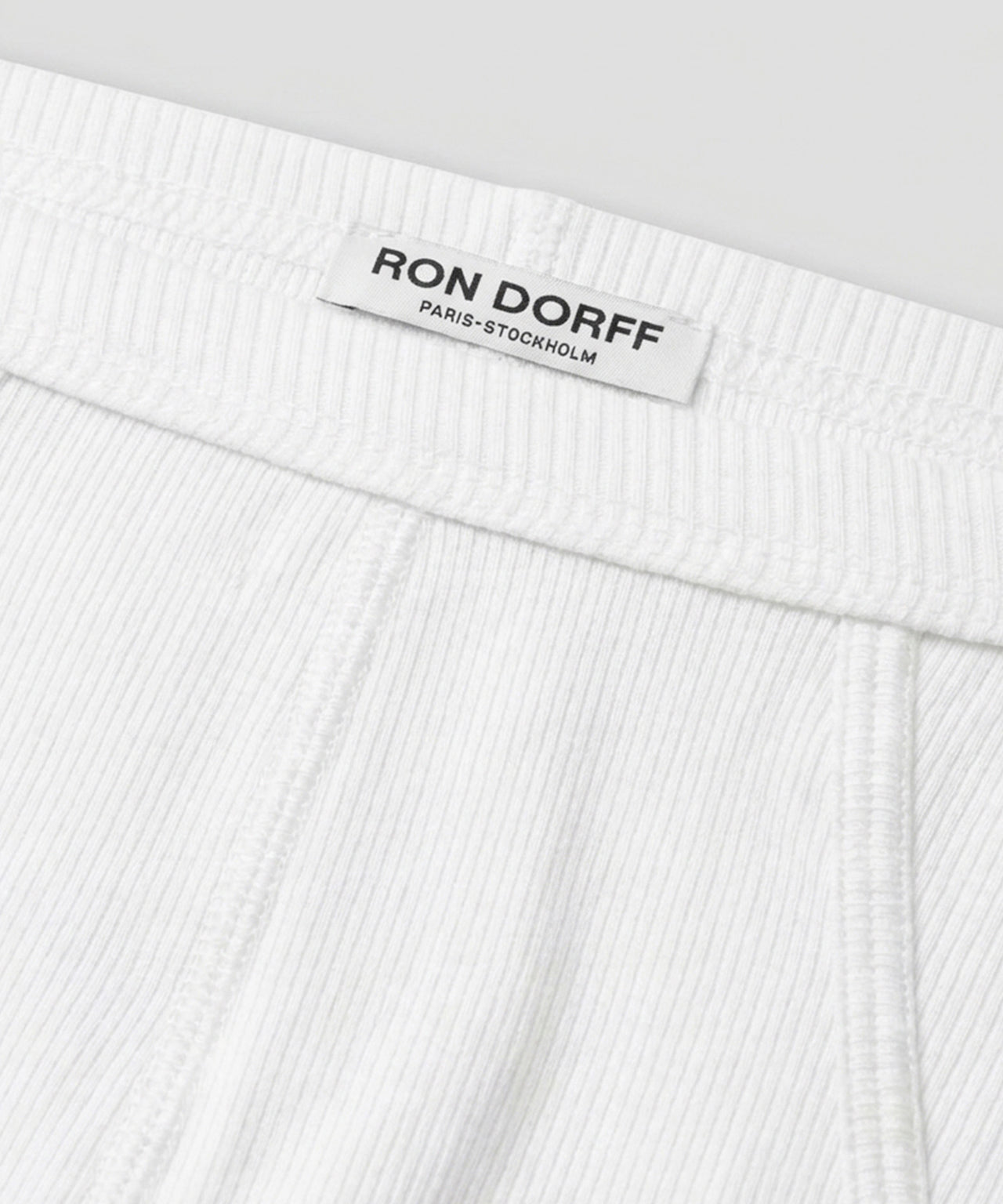 Slip Y-front Army Ribbed: White