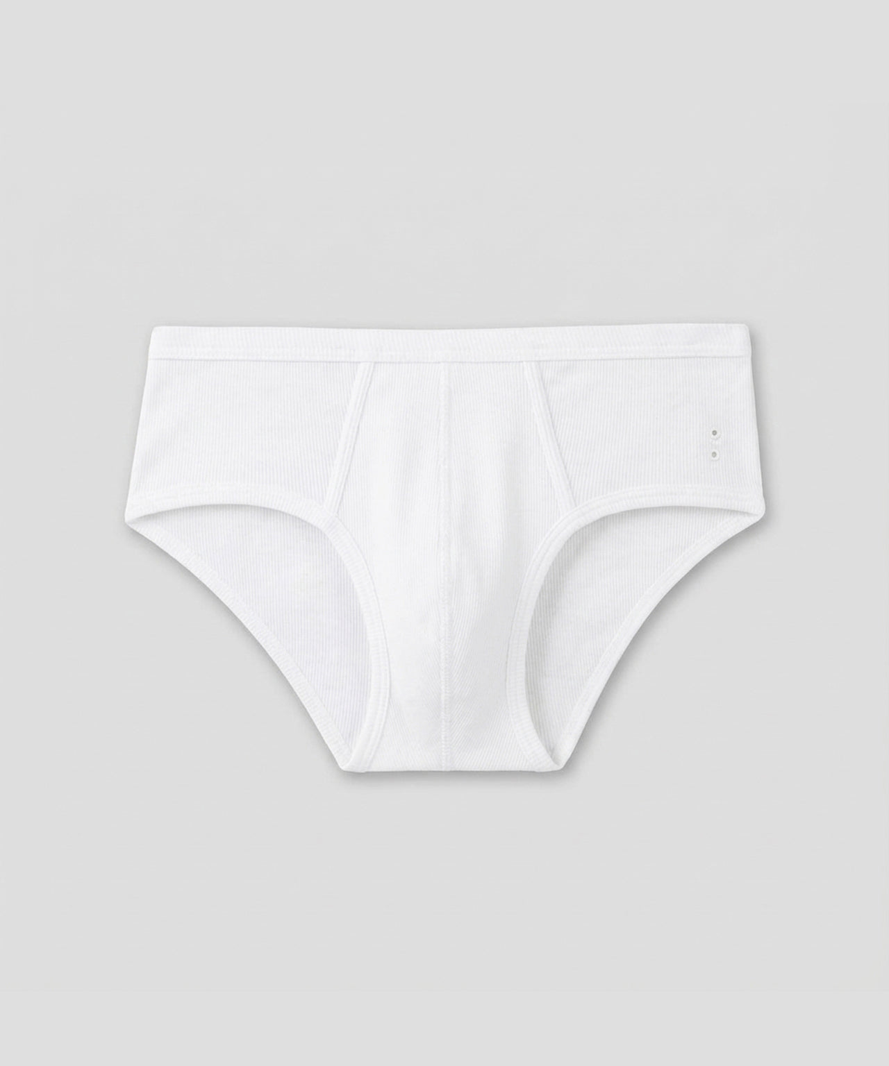 Slip Y-front Army Ribbed: White