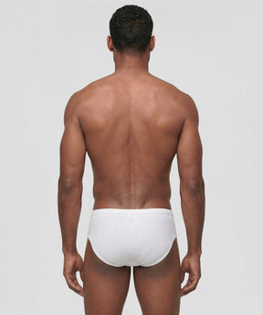 Slip Y-front Army Ribbed: White