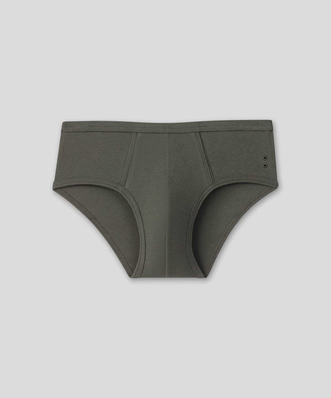 Slip Y-front Army Ribbed: Vert militaire
