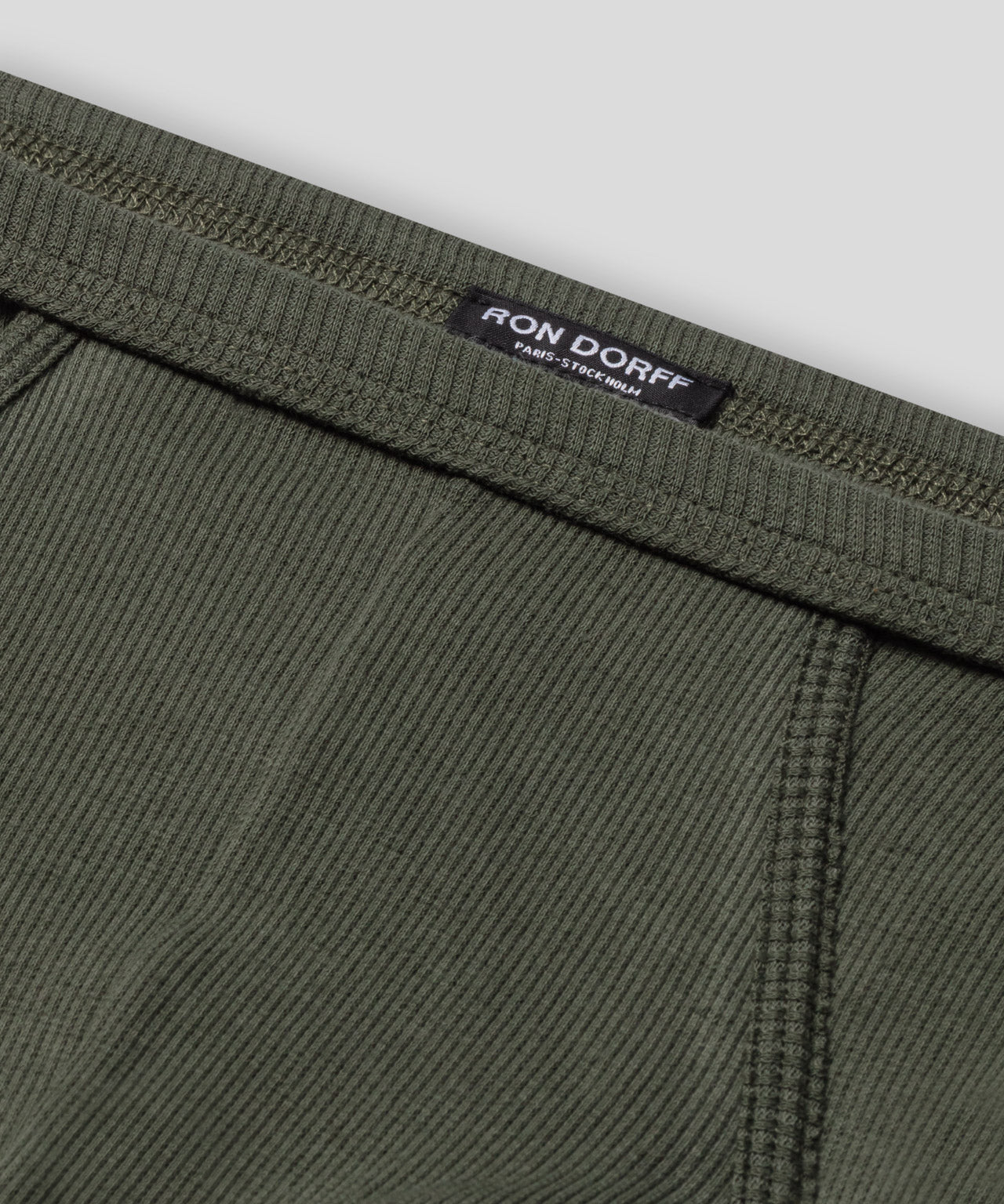 Slip Y-front Army Ribbed: Vert militaire