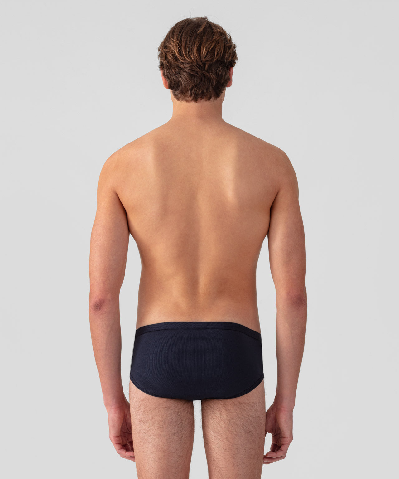 Army Ribbed Y-Front Briefs: Navy