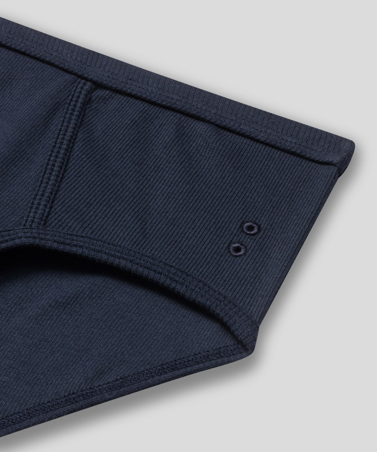 Army Ribbed Y-Front Briefs: Navy