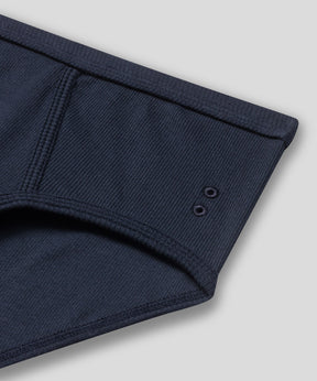 Army Ribbed Y-Front Briefs: Navy