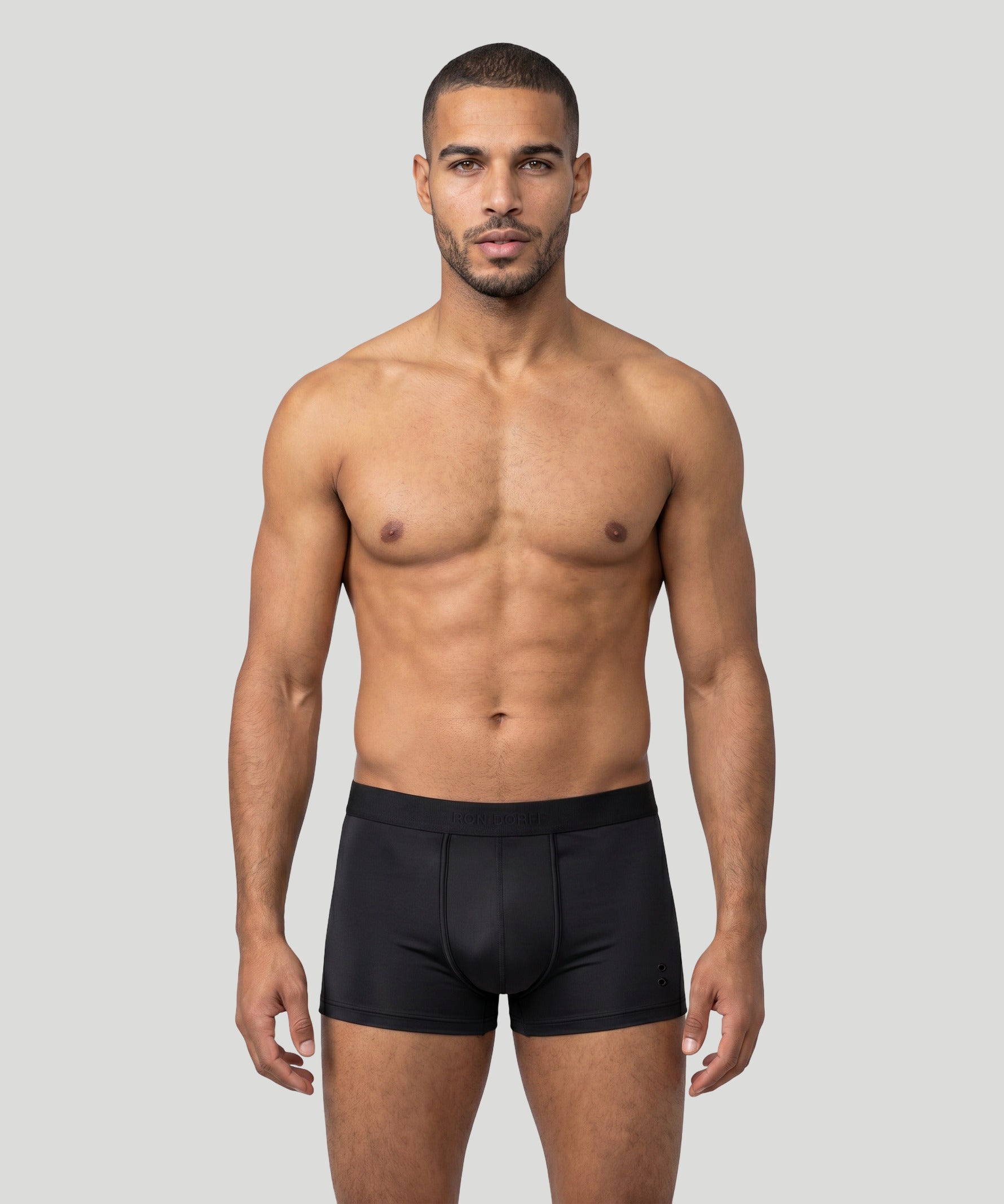 Sports Mesh Boxer Briefs: Schwarz