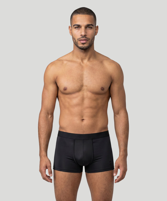 Sports Mesh Boxer Briefs: Schwarz