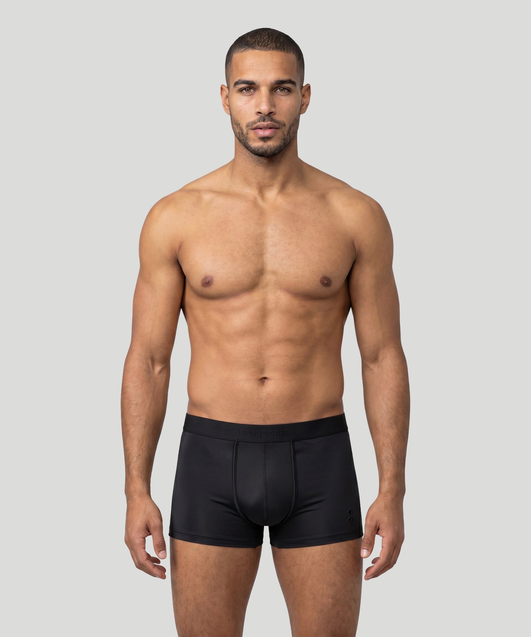 Sports Mesh Boxer Briefs: Schwarz
