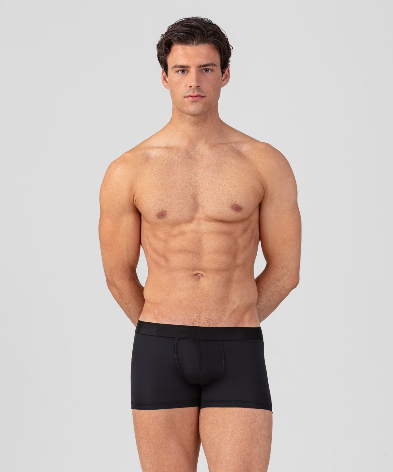 Sport-Boxershorts aus Mesh: Schwarz