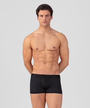 Sports Mesh Boxer Briefs: Black