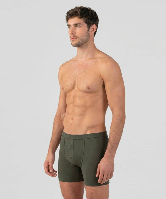Army-Ripp-Nachtshorts: Militärgrün