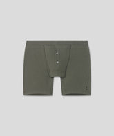 Army Ribbed Night Shorts: Military Green