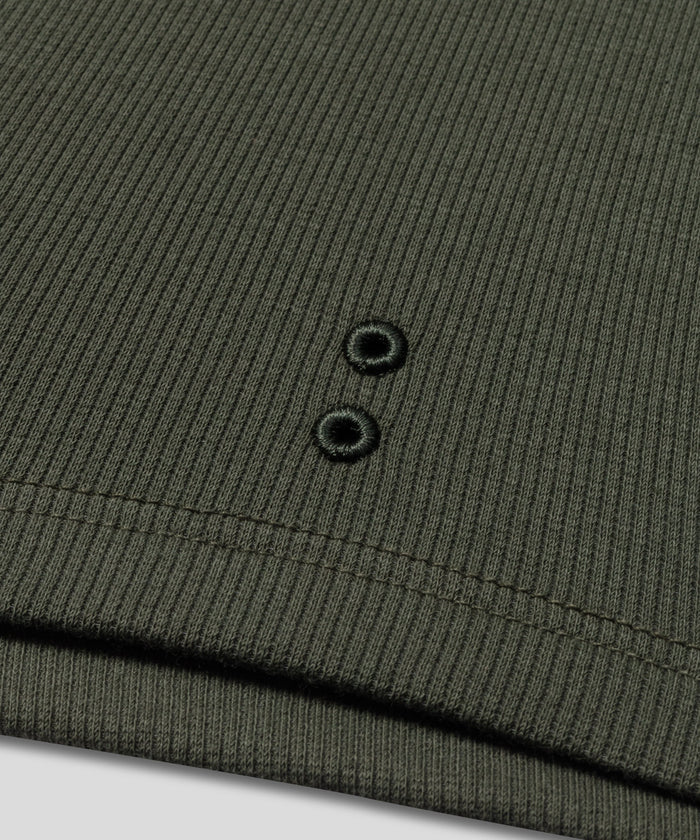 Caleçon Army Ribbed: Vert militaire