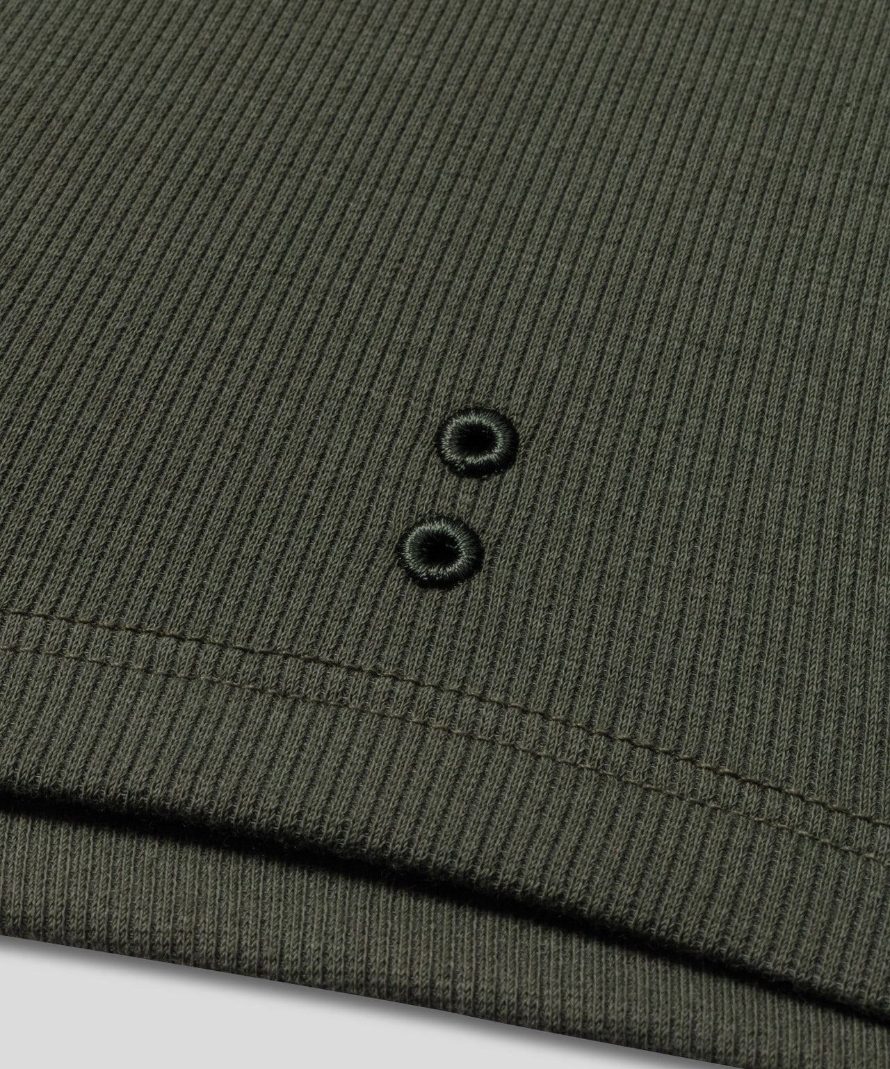 Army Ribbed Night Shorts: Military Green