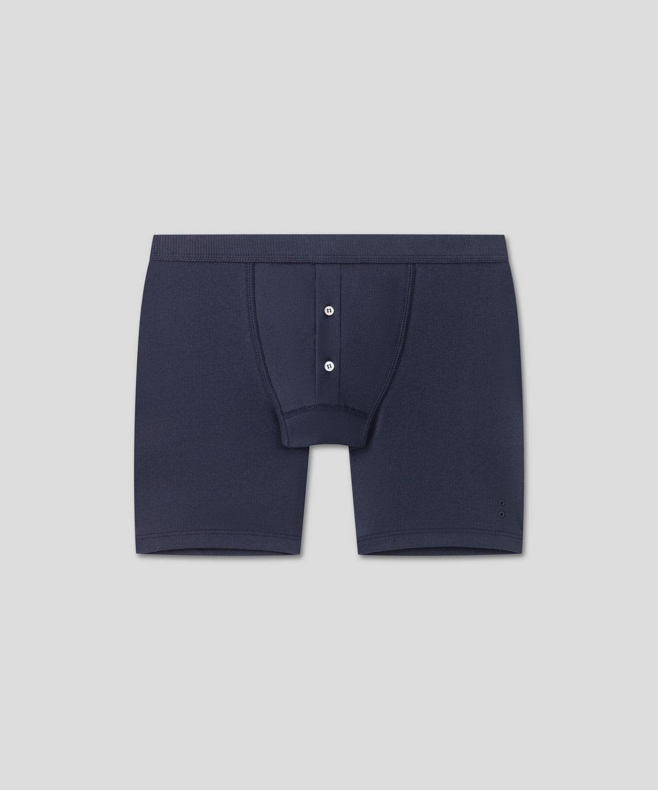 Gerippte Army Schlafshorts: Marineblau
