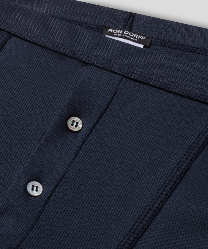 Caleçon Army Ribbed: Bleu marine