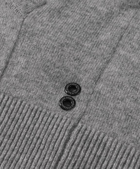 Cashmere Tennis Jacket: Grey Melange