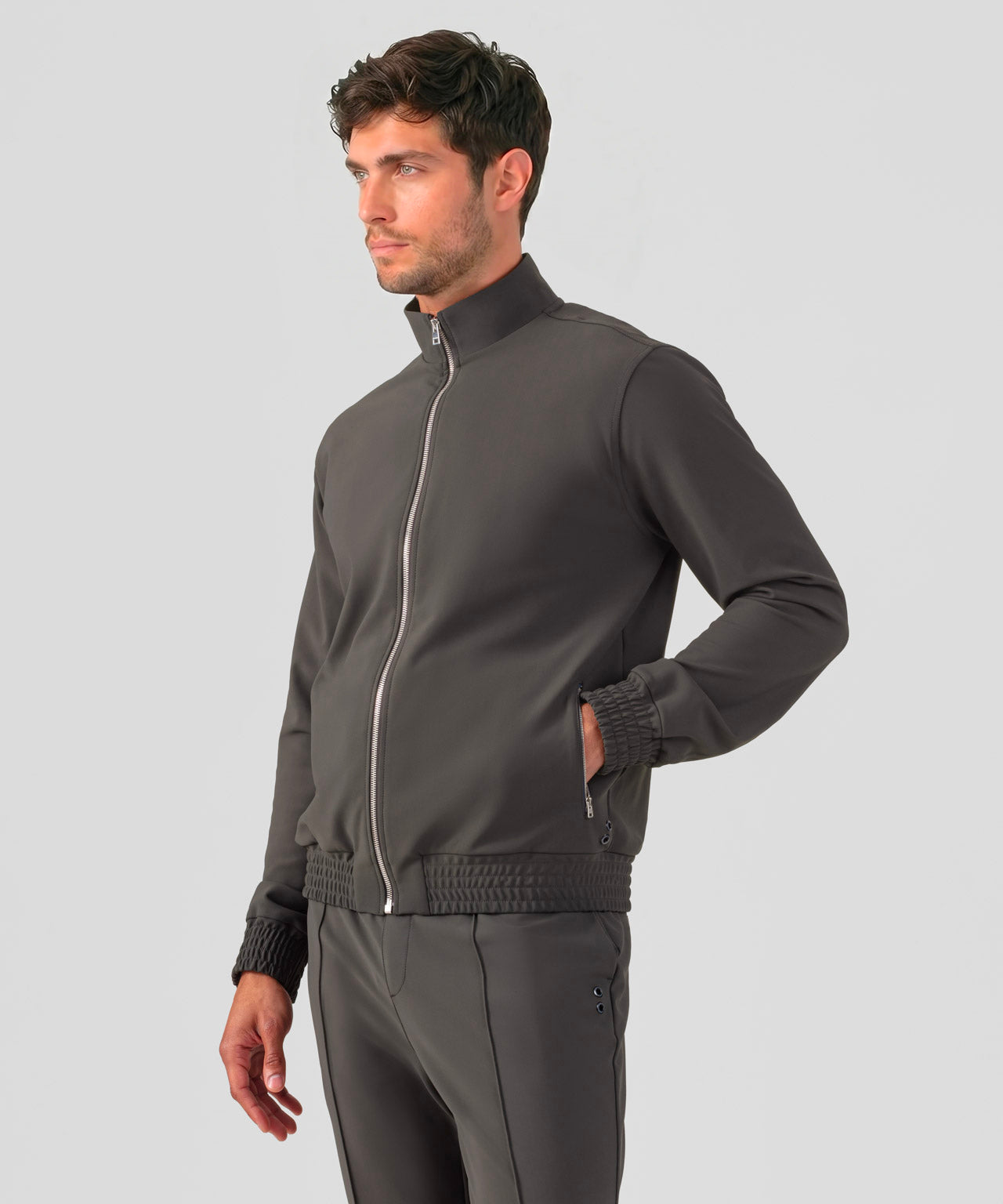 City Jacket: Kaki foncé