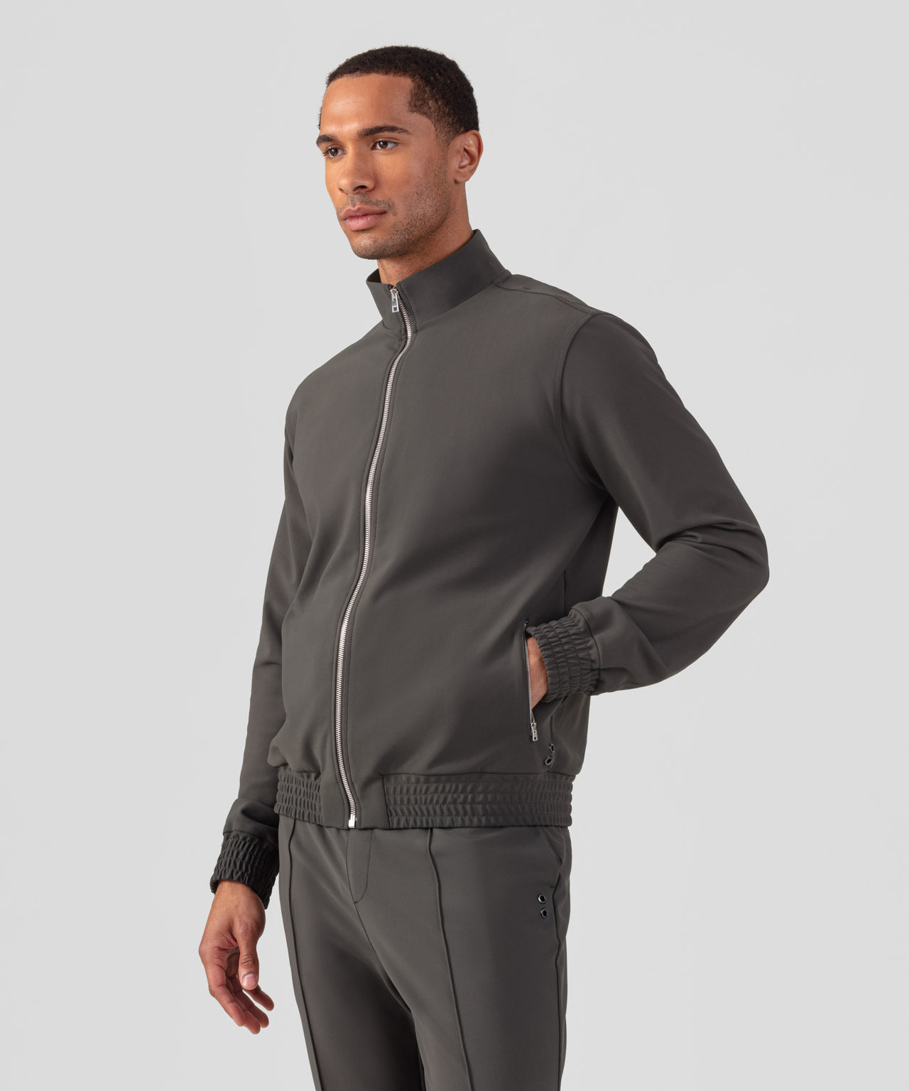 City Jacket: Kaki foncé