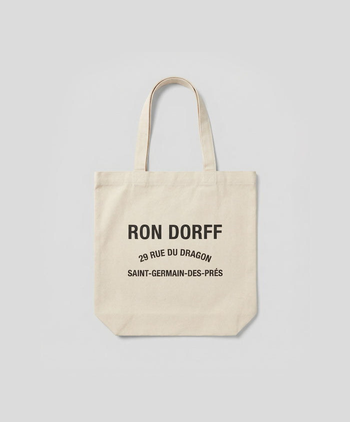 Tote Bag "DRAGON": Blanc rétro