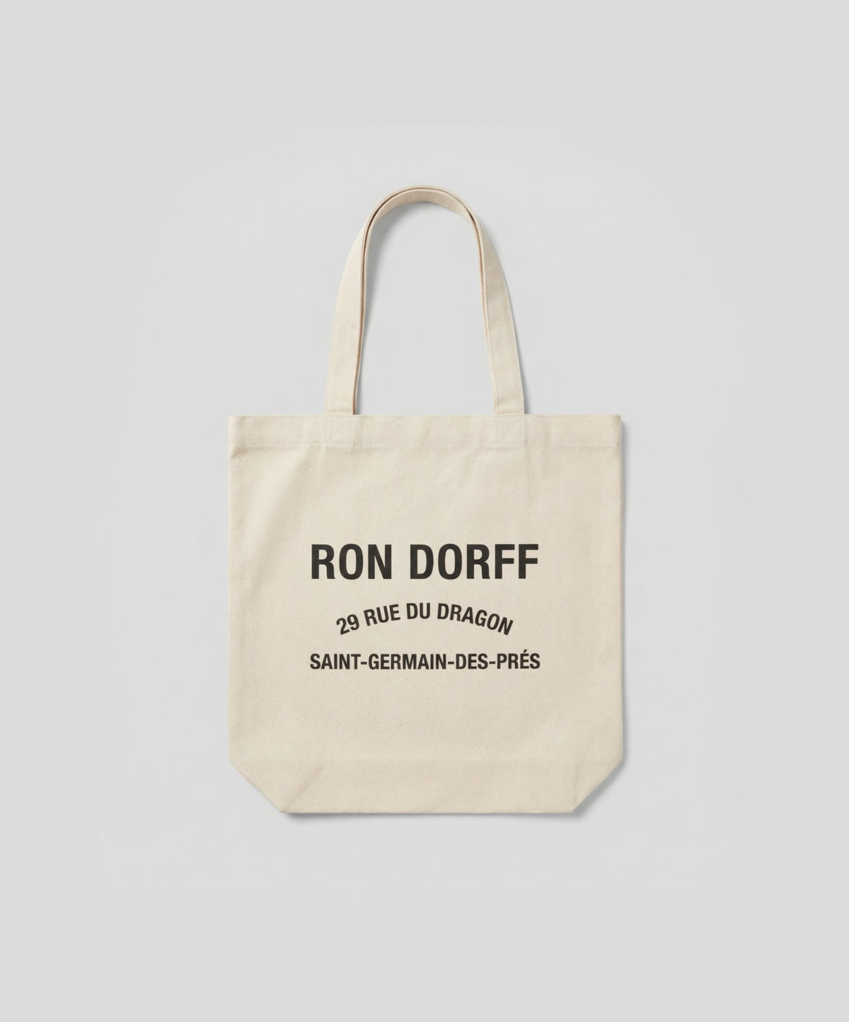 Tote Bag "DRAGON": Blanc rétro