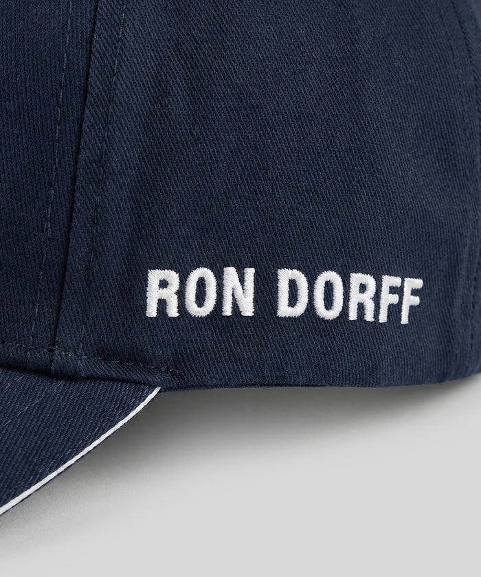 Casquette avec piping: Bleu marine