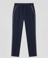 City Pants w. Piping: Navy