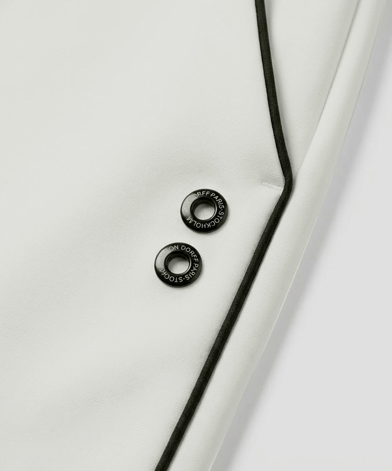 City Pants w. Piping: Off White