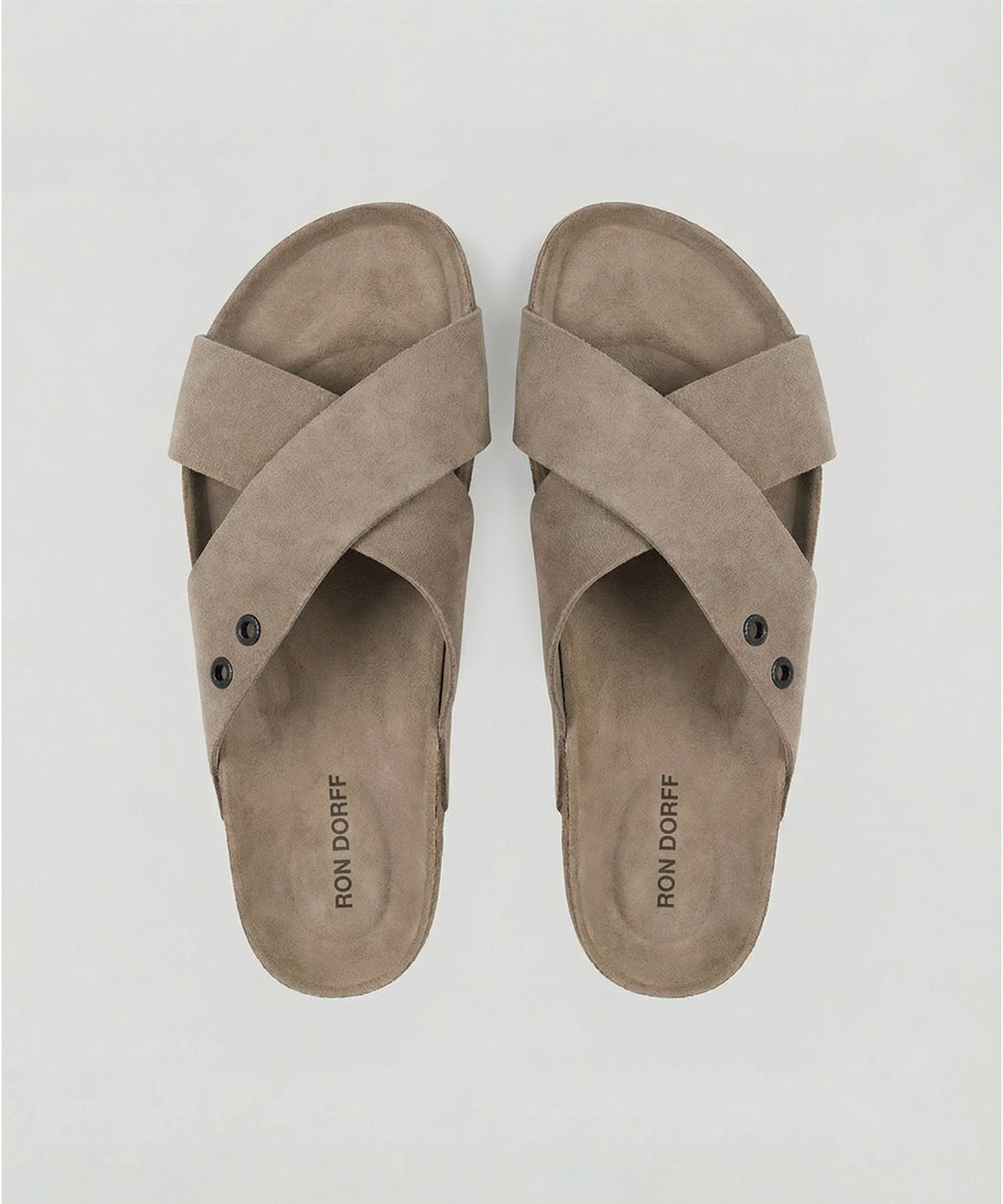 RD Leather Sandals: Beige