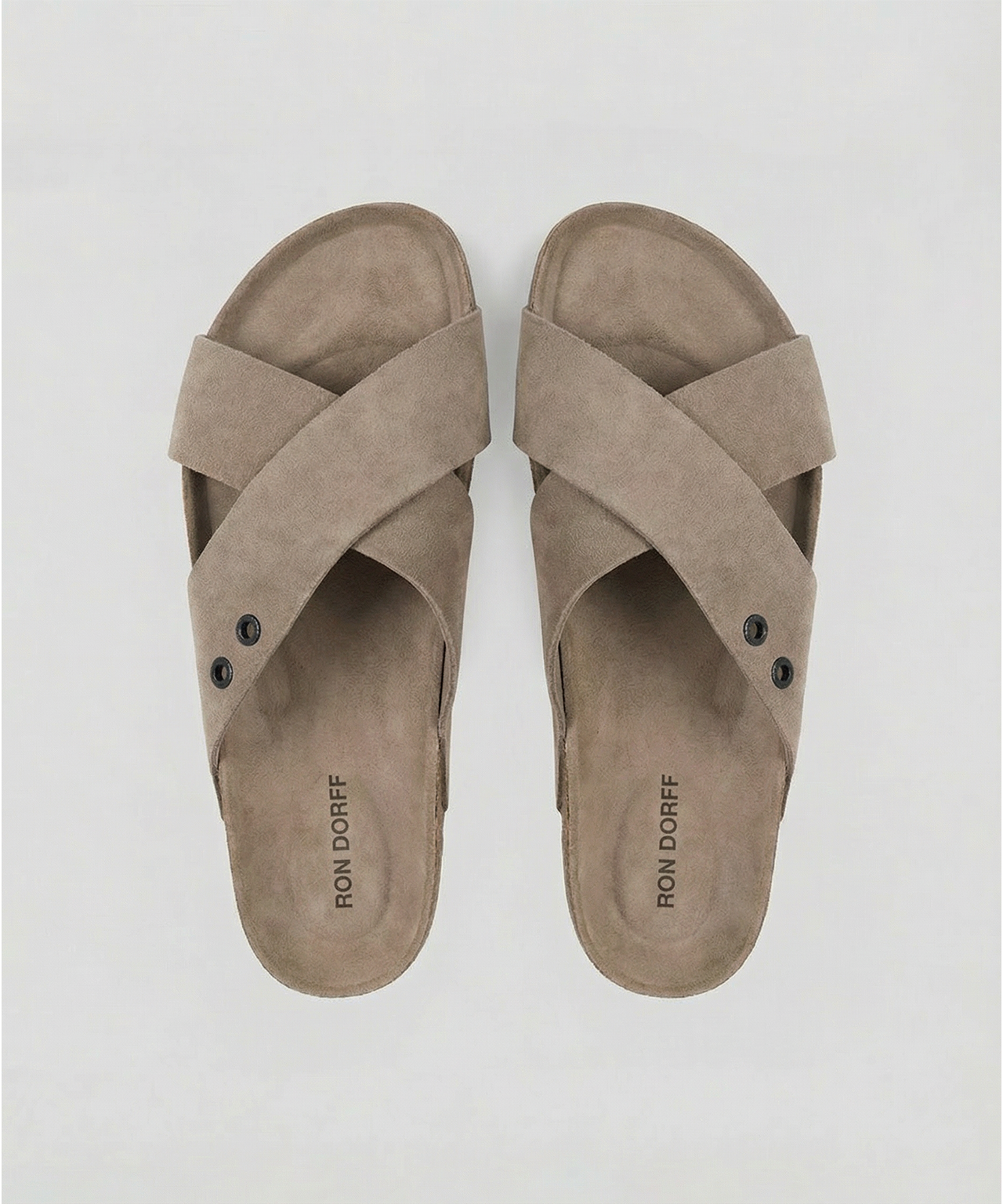 RD Leather Sandals: Beige