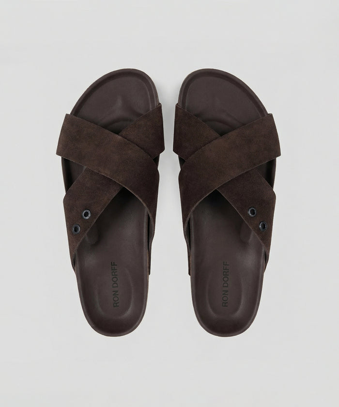RD Leather Sandals: Espresso