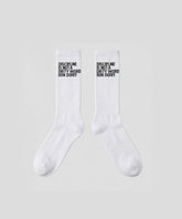 Chaussettes de sport "DISCIPLINE": Blanc
