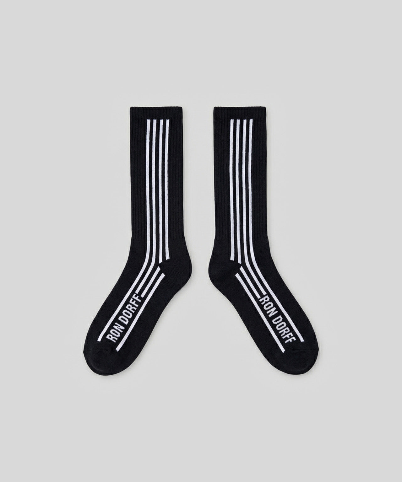 Sports Socks w. Vertical Lines: Navy