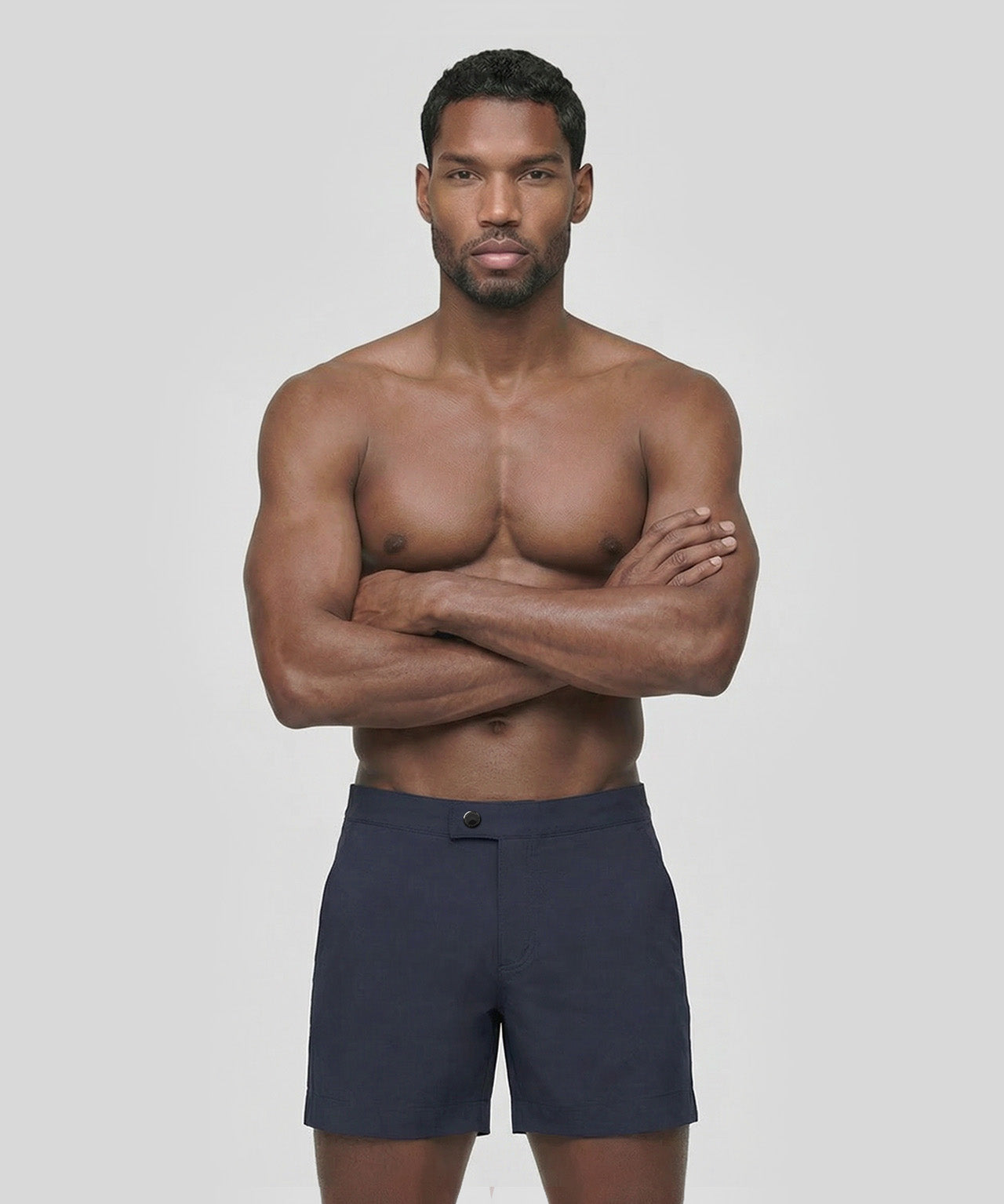 Tennis Badeshorts: Marineblau