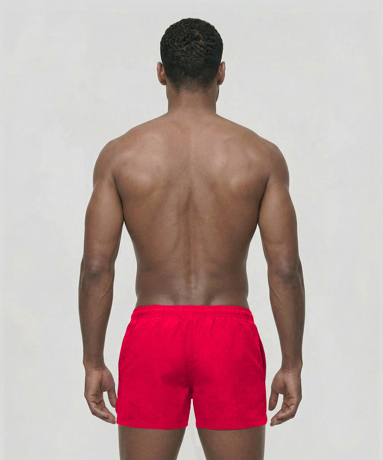 Short de bain: Rouge choc