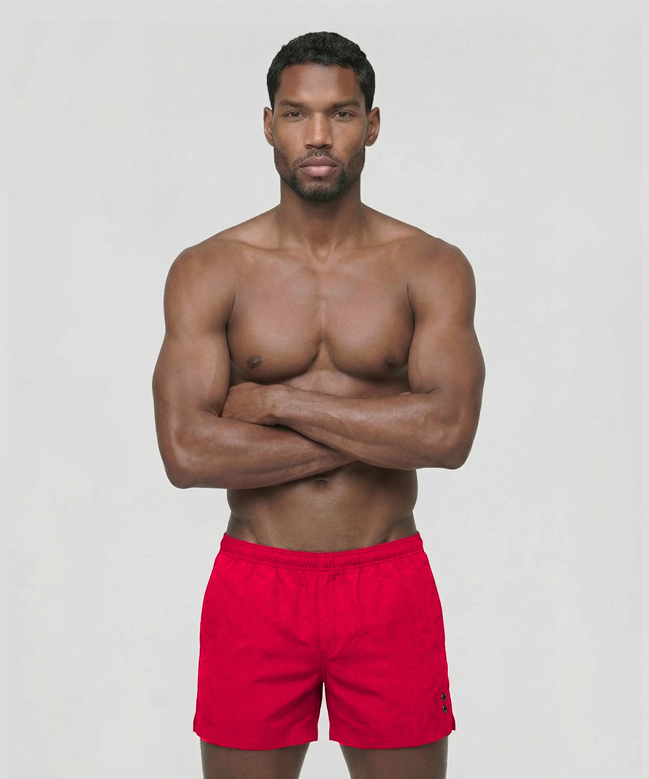 Short de bain: Rouge choc