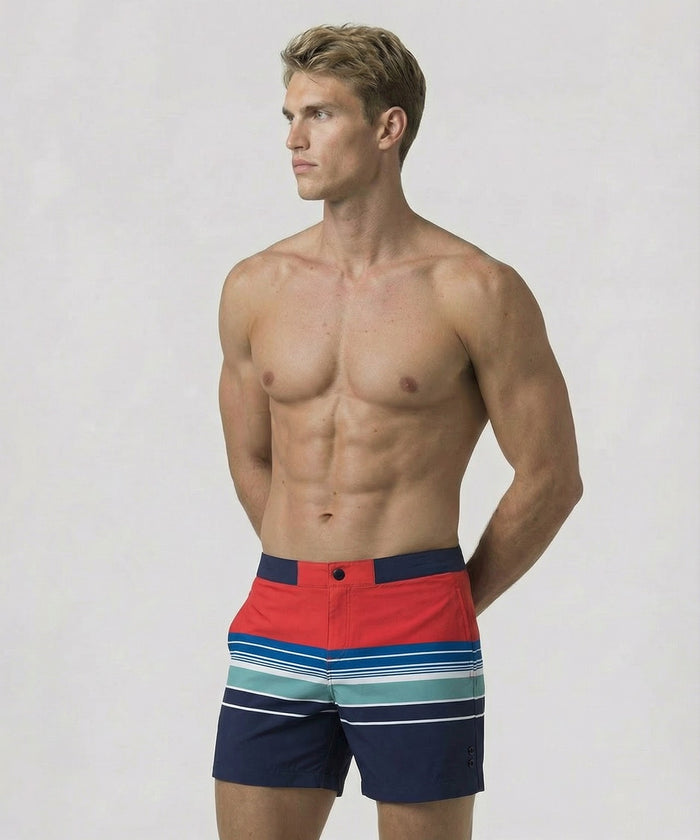 Urban Swim Short: Rouge choc