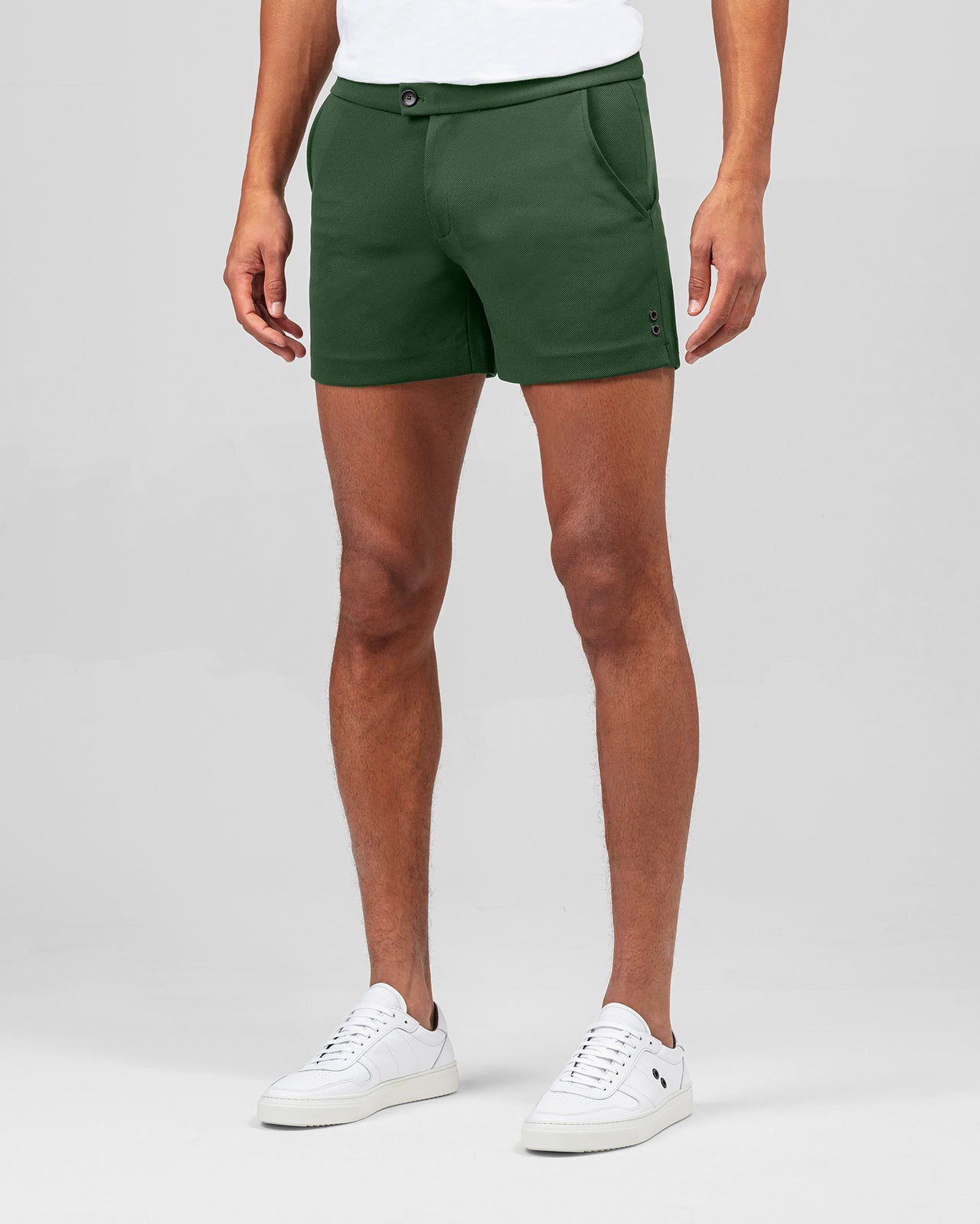 RD Tennis Shorts: Court Green