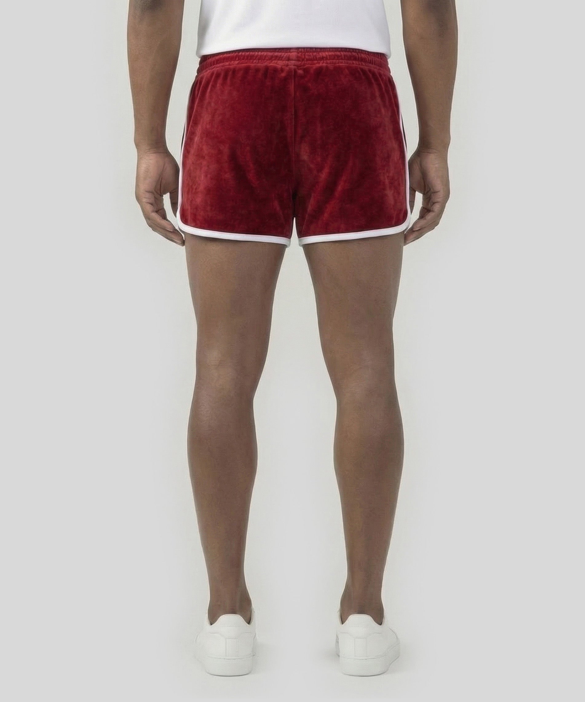 Frottee-Marathon-Sporthose aus Baumwolle: Rot