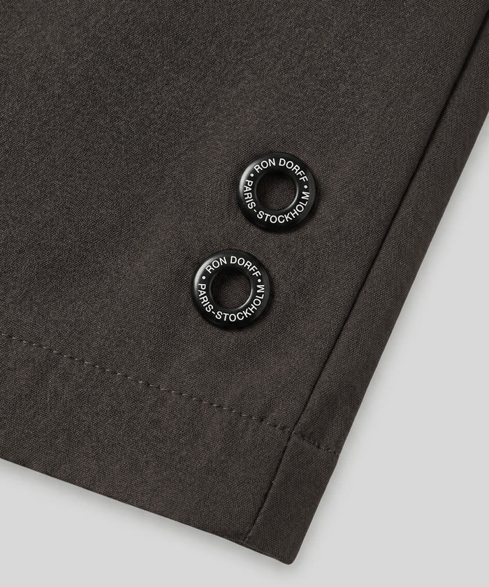 Short en coton lin: Espresso