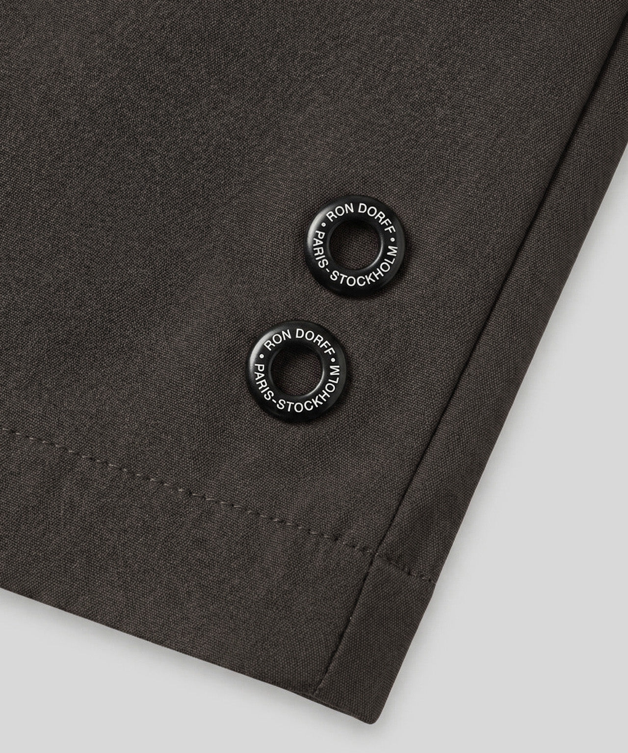 Cotton Linen Shorts: Espresso